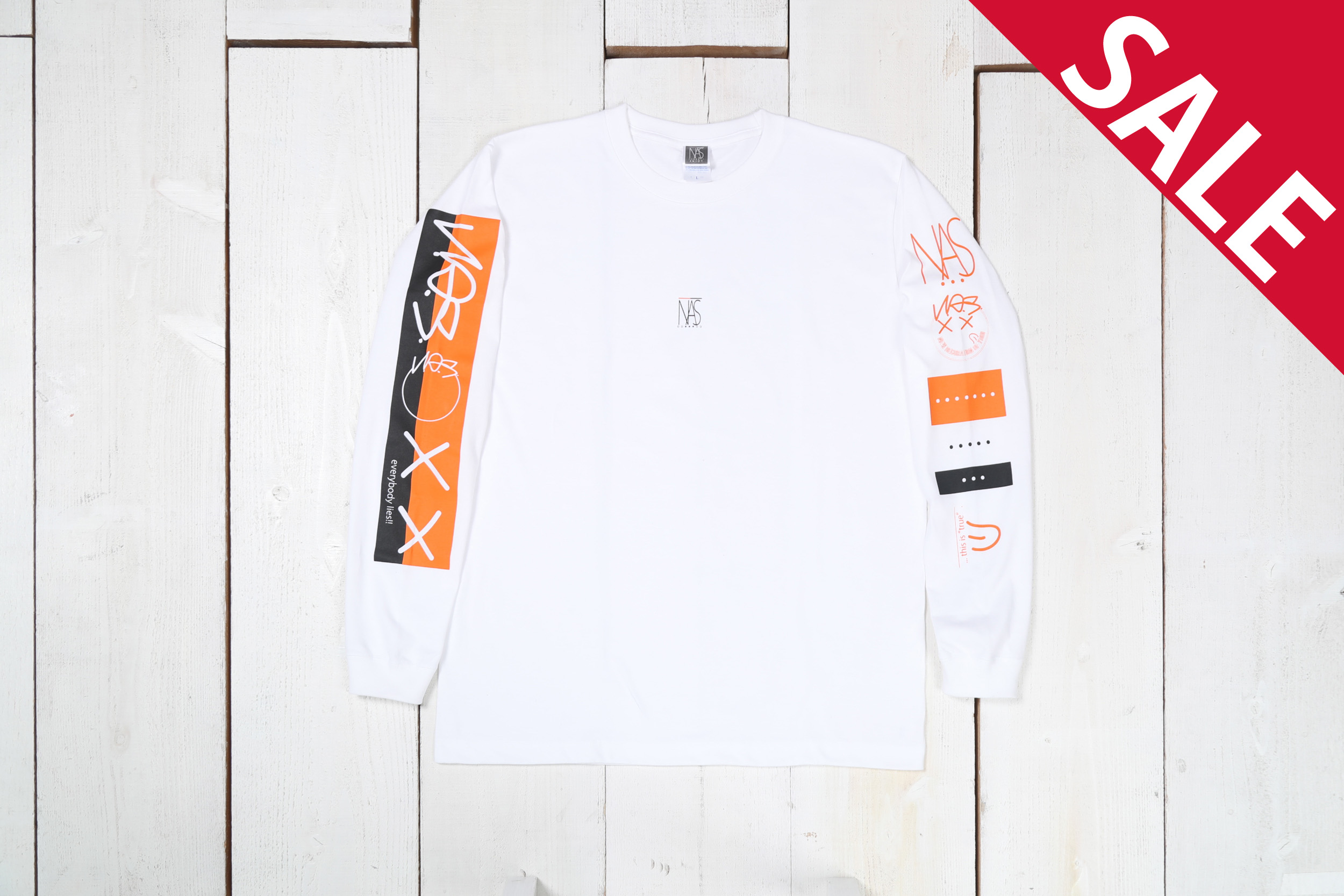 【lies】5.6 Oz. long sleeve T shirt