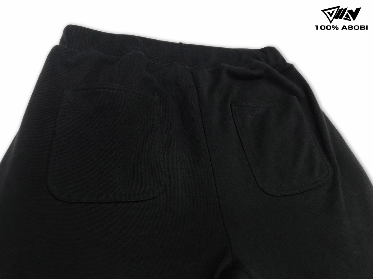 【Seven Art Value】”100% ASOBI”  Sweat pants / color: BLACK